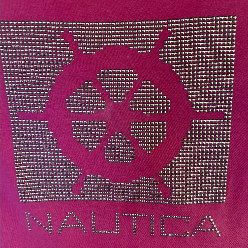PRE-LOVED NAUTICA WOMEN’s PINK SHORT SLEEVE TEE- SIZE LARGE - Picture 5 of 12